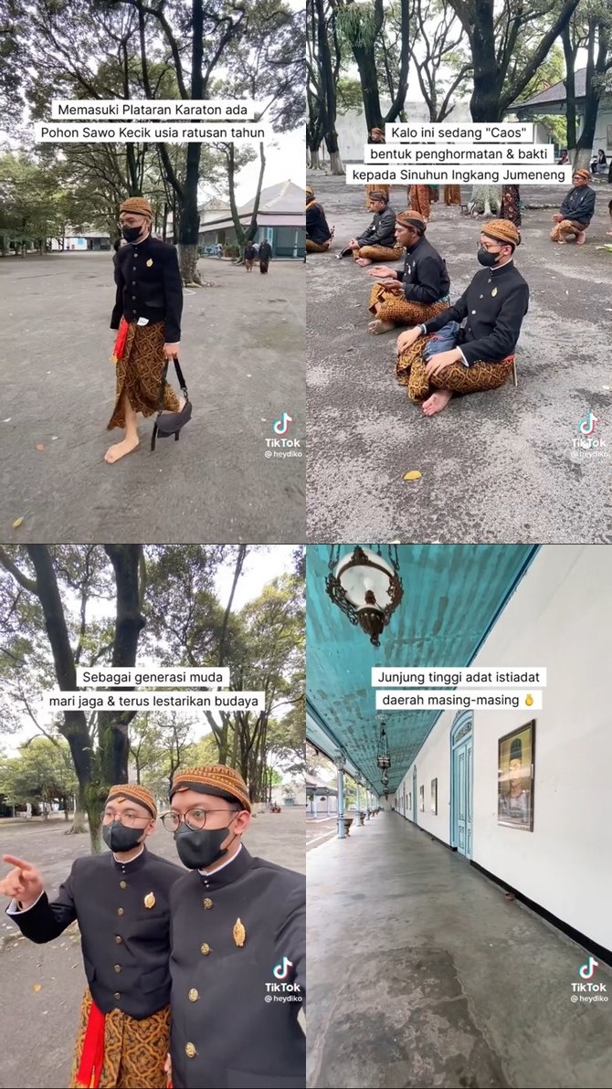 viral begini keseharian anak muda yang jadi abdi dalem keraton surakarta