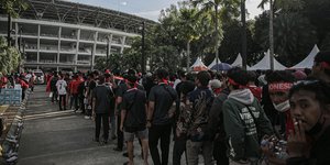 Antusiasme Suporter Padati GBK untuk Dukung Timnas Indonesia Lawan Vietnam