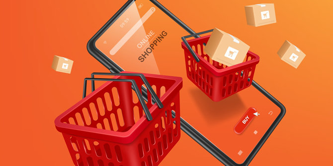 ilustrasi belanja online