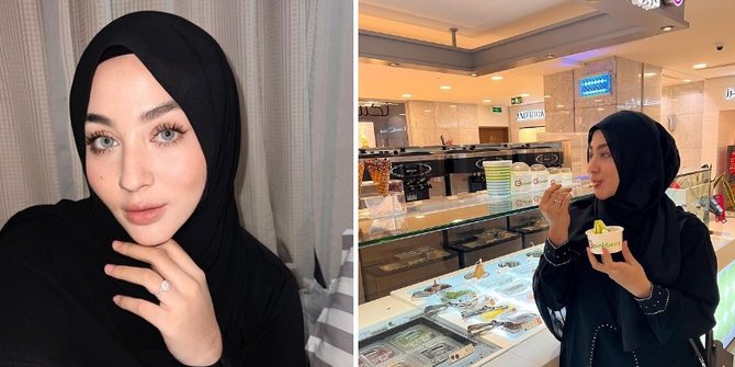 Intip Potret Margin Wieheerm dalam Balutan Hijab Pulang Umrah, Cantik dan Menawan
