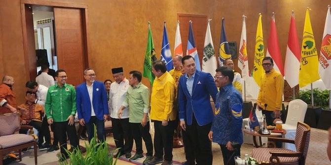 Ketum dan Elit 8 Parpol Kumpul Samakan Persepsi Tolak Pemilu Coblos Partai