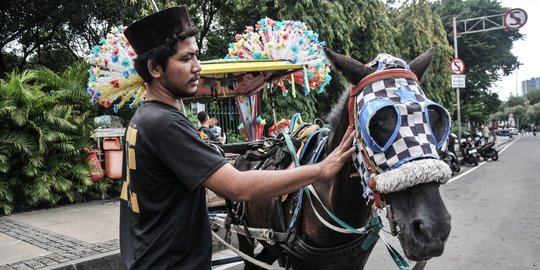 Larangan Operasional Delman di Monas