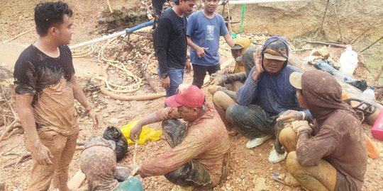 7 Pekerja Tambang Ilegal di Merangin Jambi Diringkus Polisi