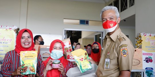 Jateng Jadi Penyalur KUR Terbesar Se-Indonesia, Ganjar: Komitmen Bersama Majukan UMKM