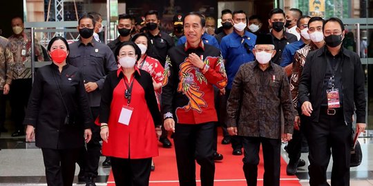 Deretan Menteri Jokowi Hadiri HUT ke-50 PDIP