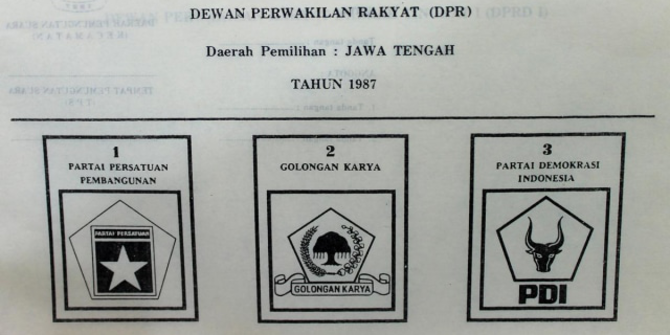 tiga partai politik era orde baru