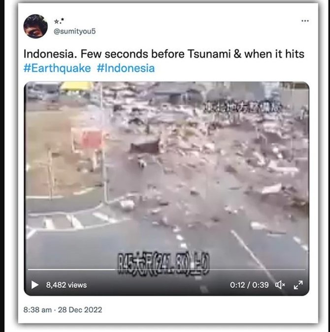 cek fakta video ini bukan penampakan tsunami indonesia