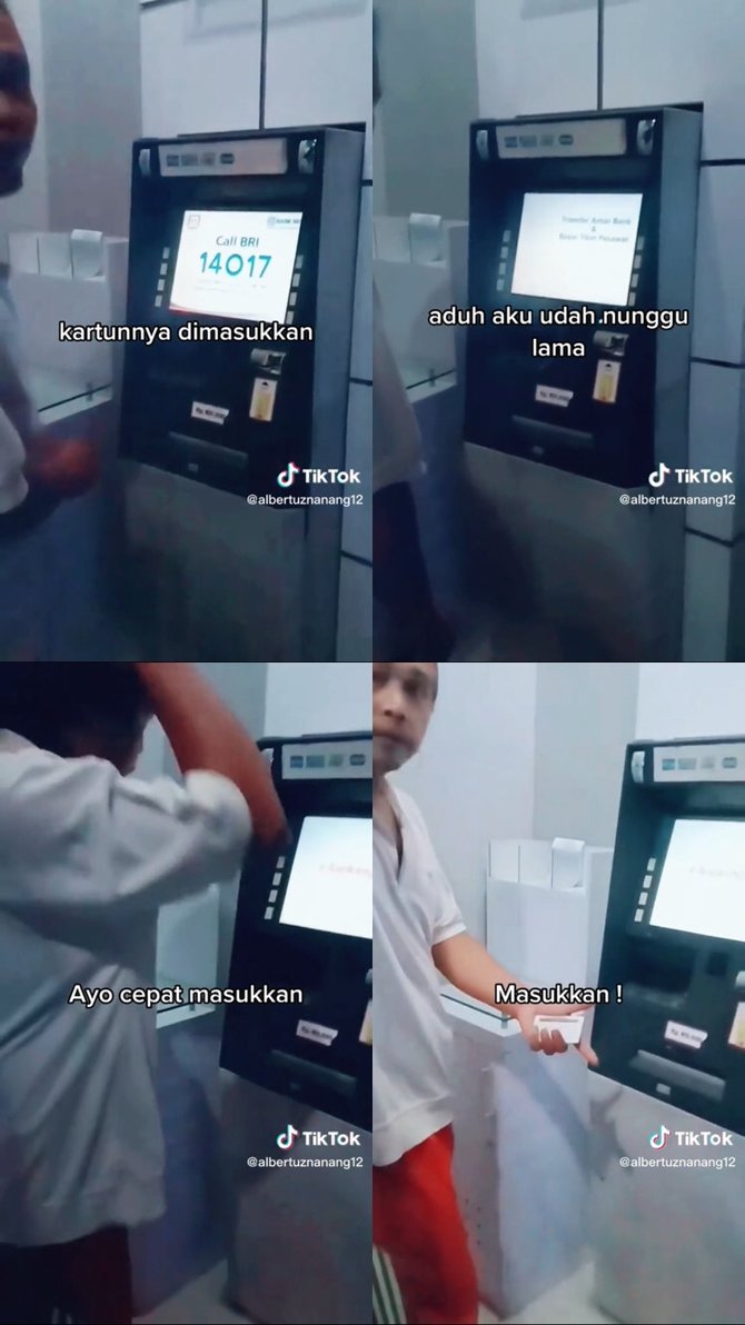 viral pria ambil uang di atm tapi tak pakai kartu aksinya bikin 039emosi039