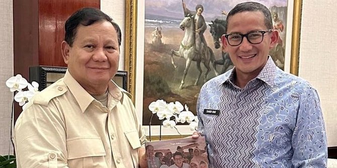 Momen Sandiaga Bertemu Prabowo di Tengah Isu Pindah ke PPP