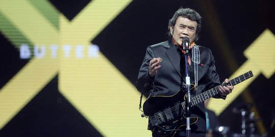 Heboh Aksi Rhoma Irama Nyanyikan Lagu BTS di HUT ke-28 Indosiar
