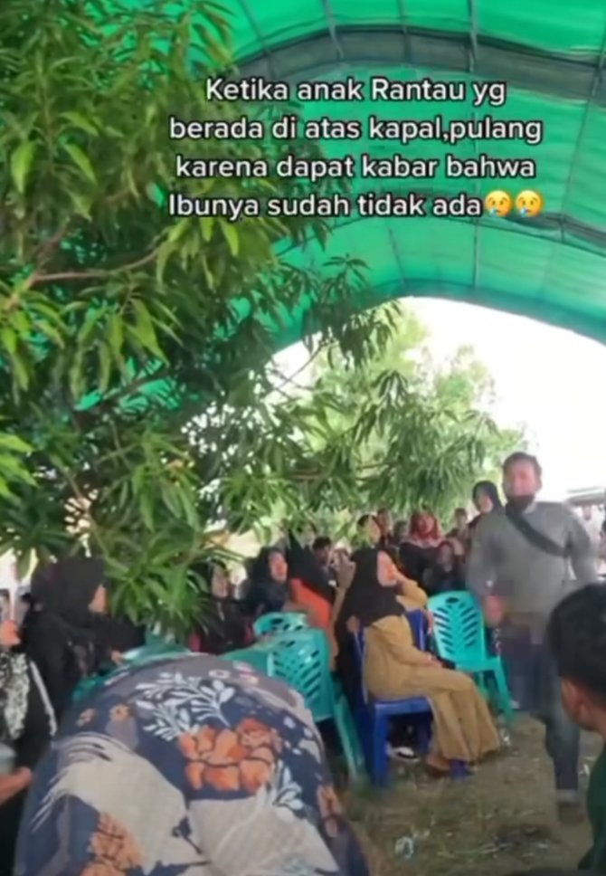 viral kisah anak rantau di atas kapal yang pulang karena ibunya meninggal bikin haru