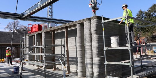 Melihat Cara Kerja Mesin Cetak 3D Membangun Rumah Impian