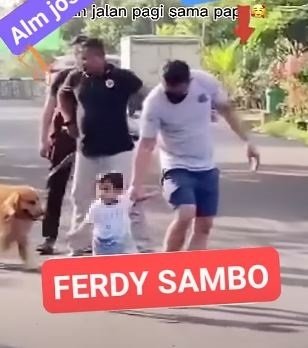 momen lawas ferdy sambo amp si bungsu sang putra gemas sama anjing ajudan bereaksi