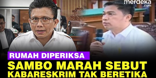 VIDEO: Sambo Marah Rumah Diobok-obok Kabareskrim, Sebut Tak Punya Etika