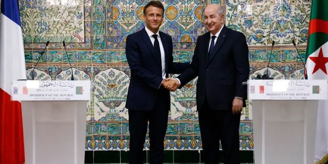 Presiden Macron Tidak Mau Minta Maaf Atas Penjajahan Prancis di Aljazair