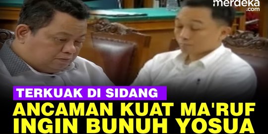 Video Kuat Maruf Ancam Bunuh Yosua Pakai Pisau Ricky Rizal Bergerak Sita Senjata Merdeka Com