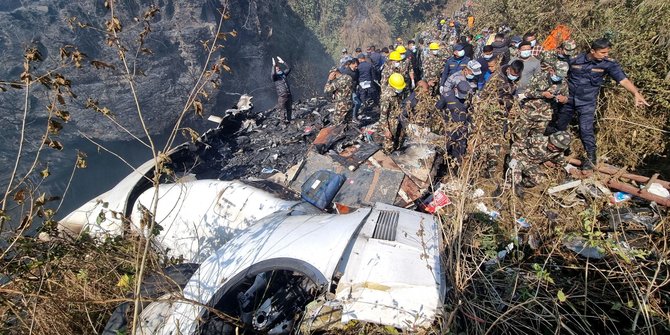 Tidak Ada Laporan Pesawat Bermasalah dari Pilot Yeti Airlines Sebelum Jatuh