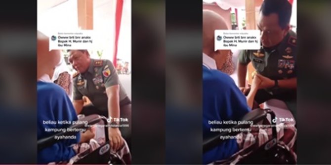 Momen Jenderal TNI Pulang Kampung, Temui Sang Ayah Tunjukkan Bintang di Pundak