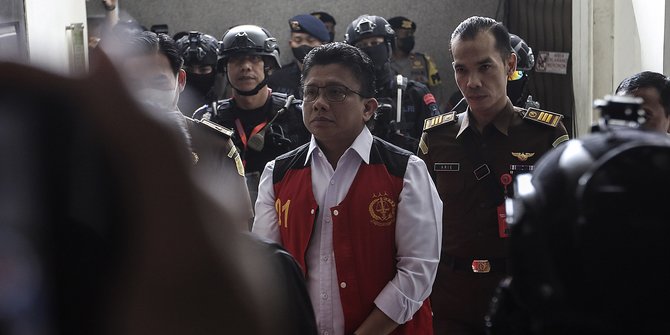 Ekspresi Ferdy Sambo Hadapi Sidang Tuntutan Pembunuhan Berencana Brigadir J