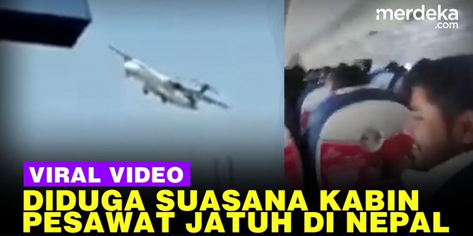 VIDEO: Viral, Video Diduga Suasana Kabin Pesawat Yeti Airlines Jelang Jatuh di Nepal