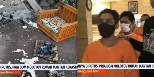 Terinspirasi Perang Rusia-Ukraina, Pria Lempar Molotov ke Rumah Mantan