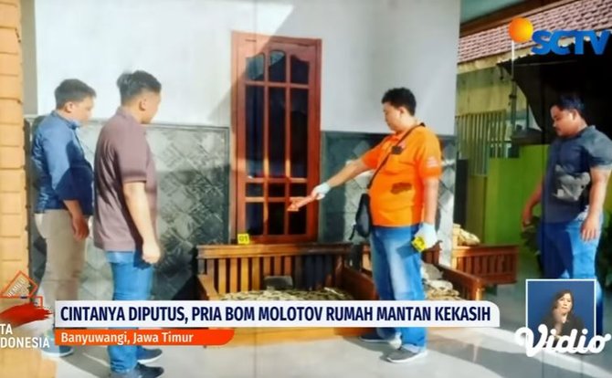 terinspirasi perang rusia ukraina pria lempar molotov ke rumah mantan