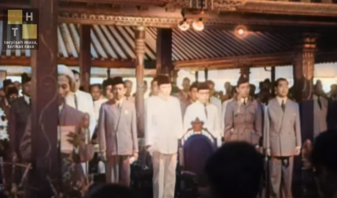 video langka soekarno dilantik jadi presiden ris tahun 1949