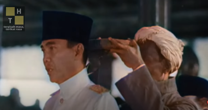 video langka soekarno dilantik jadi presiden ris tahun 1949