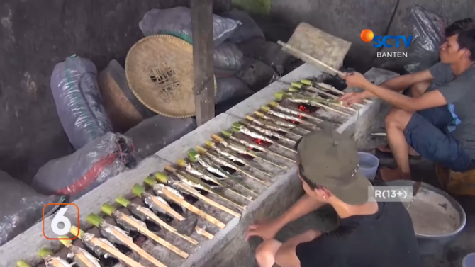 sate bandeng khas serang