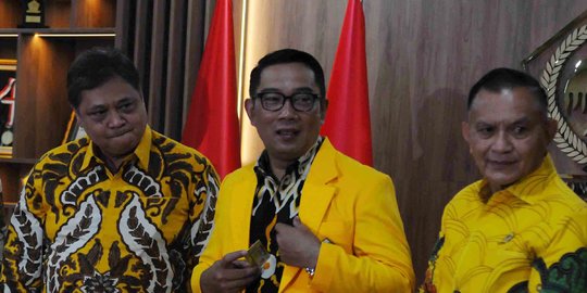 Gabung Partai Golkar, Ridwan Kamil Langsung Jabat Wakil Ketua Umum