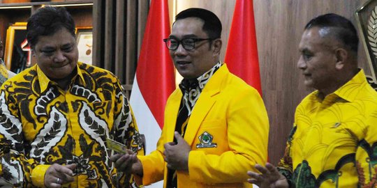 Ridwan Kamil Jadi Kandidat Cawapres 2024, Ini Reaksi Airlangga