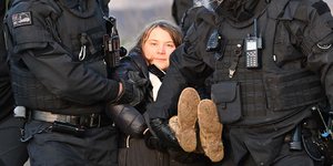 Wajah Santai Aktivis Iklim Greta Thunberg Ditangkap Polisi Jerman