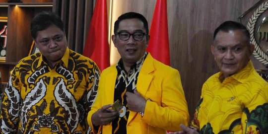Ridwan Kamil Cerita Kedekatannya dengan Airlangga, Bikin Mantap Gabung Golkar