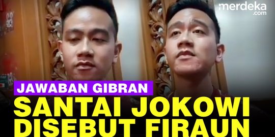 VIDEO: Komentar Santai Gibran Soal Jokowi Disebut Firaun