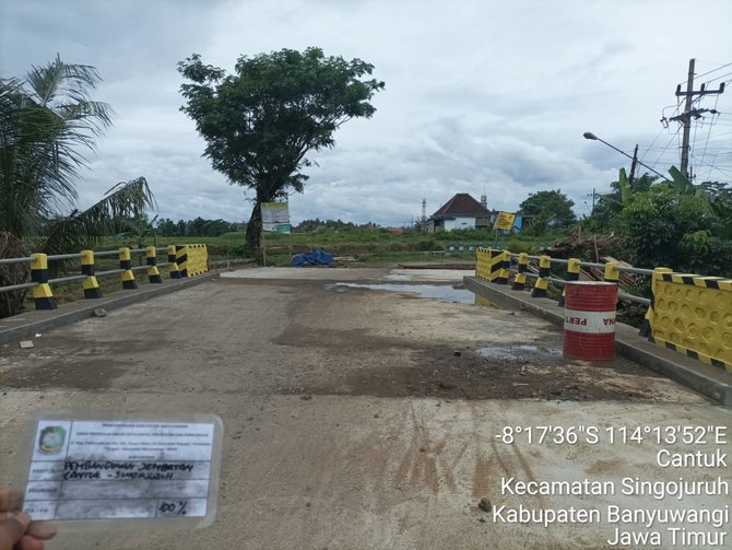 pemkab banyuwangi tuntaskan perbaikan dan pembangunan 33 jembatan