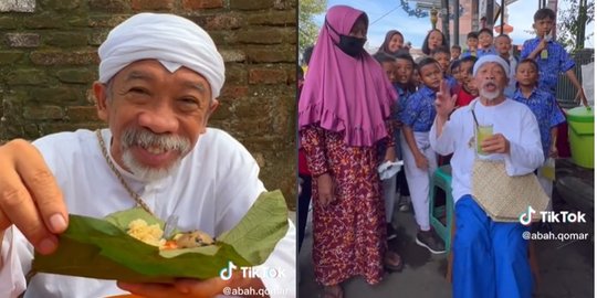 Intip Potret Terbaru Abah Qomar, Pelawak Senior yang Kini Jadi Food TikToker