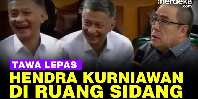 VIDEO: Hendra Kurniawan Tertawa Lepas Depan Hakim saat Dengar Pendapat Ahli di Sidang