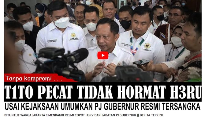 cek fakta hoaks mendagri tito pecat pj gubernur dki heru budi