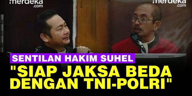 VIDEO: Hakim Sentil Jaksa Soal Tuntutan "Siapnya Beda Dengan TNI-Polri Nih"