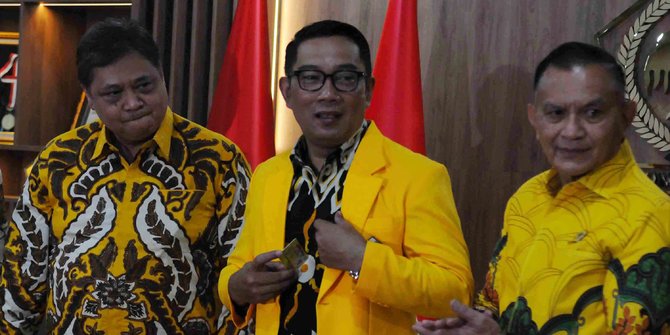 Figur Airlangga Dianggap Buat Ridwan Kamil dan Soekarwo Gabung Golkar