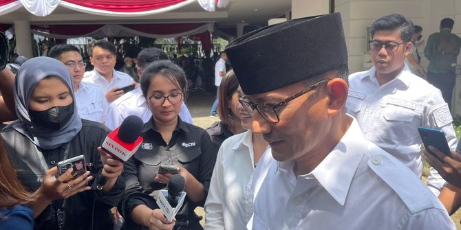 Sandiaga soal Hadiri Acara PPP: Kata Prabowo Wajib Hukumnya Hadir Kalau Diundang