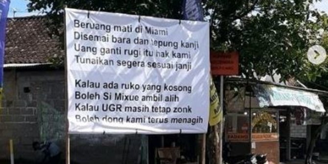 Jadi Polemik, Ini Deretan Potret Baliho Warga Sleman Tuntut Ganti Rugi Lahan Tol