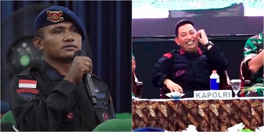 Kapolri & Pejabat TNI Ngakak, Anggota Brimob Minta Pindah 'Sakit Asam Urat Jenderal!'