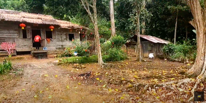 jauh dari keramaian begini suasana kampung tionghoa di pedalaman kalimantan