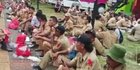 Ribuan Perangkat Desa di Pati Geruduk Kantor DPR RI, Tuntut Kesejahteraan