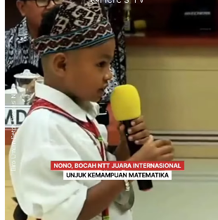 5 fakta nono bocah juara dunia matematika kini diundang di acara televisi