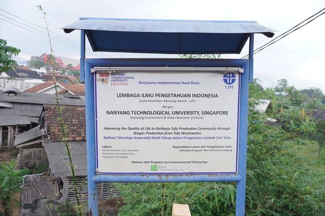 ipal penghasil biogas di giriharja sumedang