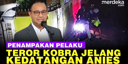 VIDEO: Terekam CCTV, Detik-Detik 2 Pelaku Teror Ular Kobra Jelang Kedatangan Anies