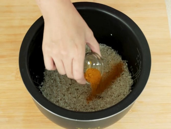 langkah memasak cajun chicken rice rice cooker ala chef devina hermawan