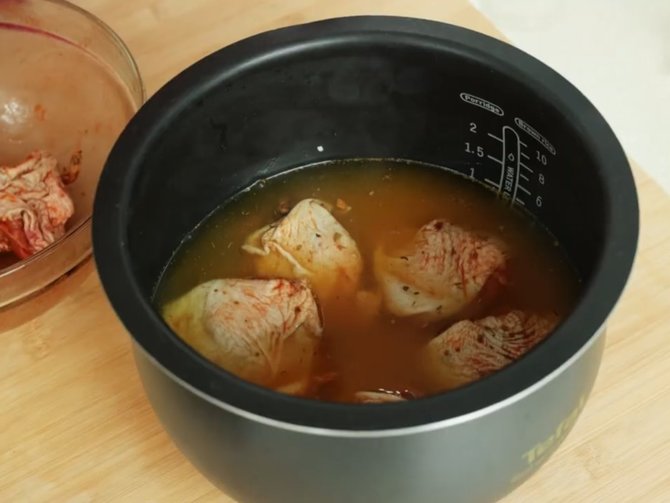 langkah memasak cajun chicken rice rice cooker ala chef devina hermawan